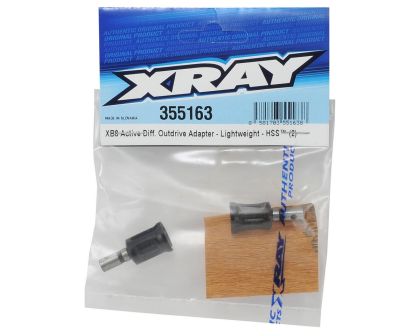 XRAY ACTIVE DIFF Adapter vorne und hinten XB8 linksght Option