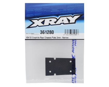 XRAY XB4 20 Carbon Chassis Platte hinten