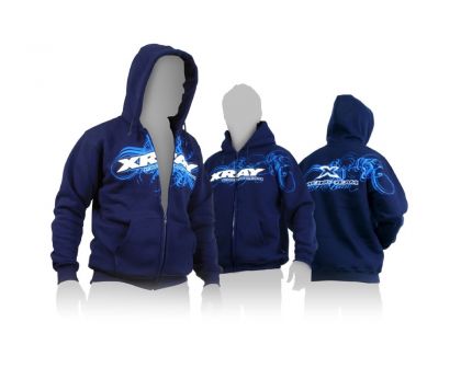 XRAY Sweater Hooded with Zipper Blue XS XRA395600XS