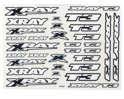 XRAY T3 Sticker For Body White