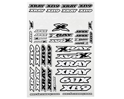 XRAY Body Sticker XB9 weiß