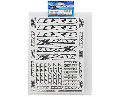 XRAY Body Sticker RX8 weiß