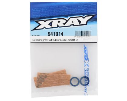 XRAY Kugellager mit Gummidichtung 10x15x4mm gefettet