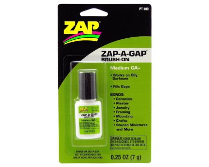 ZAP Kleber Brush-On Sekundenkleber ZAP-A-GAP Pinsel 7g 1/4 oz.