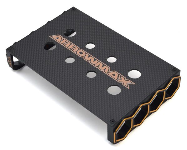 ARROWMAX Setup Frame for 1/12 und F1 Cars Black Golden AM171031