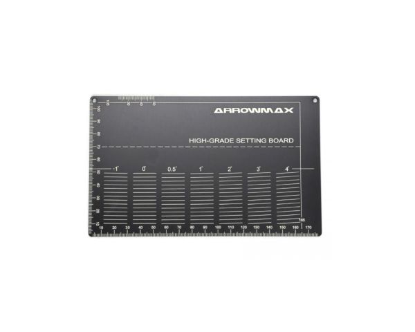 ARROWMAX High Grade Setting Board for 1/32 Mini 4WD Gray AM220022G