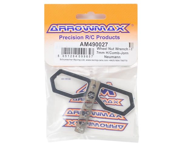 ARROWMAX Wheel Nuts Wrench 7mm Honeycomb with Jörn Neumann signature