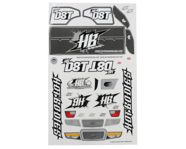 Hot Bodies D8T BODY WING DECAL HBS67828