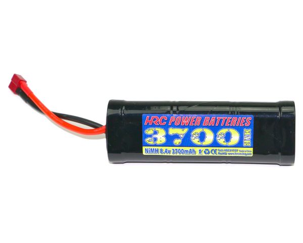 HRC Racing Akku 7 Zellen HRC Power Batteries 3700 NiMH 8.4V 3700mAh Hump Stick Ultra T Deans Kompatible Stecker