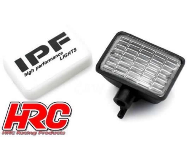 HRC Racing Lichtset 1/10 oder Monster Truck LED JR Stecker IPF Cover 2x Weiss LED