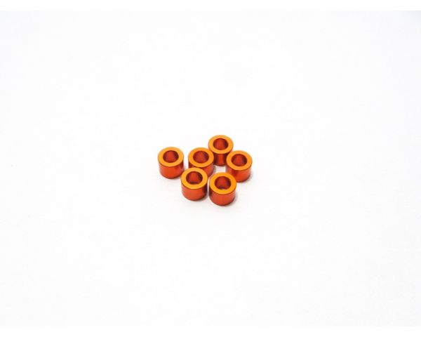 Hiro Seiko Distanzscheiben 3mm Alu 4.0mm orange HS-48491