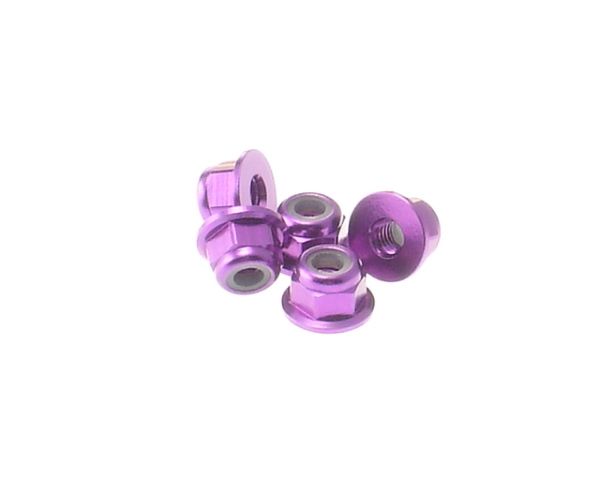 Hiro Seiko Stoßmuttern 3mm mit Flansch purple HS-69239
