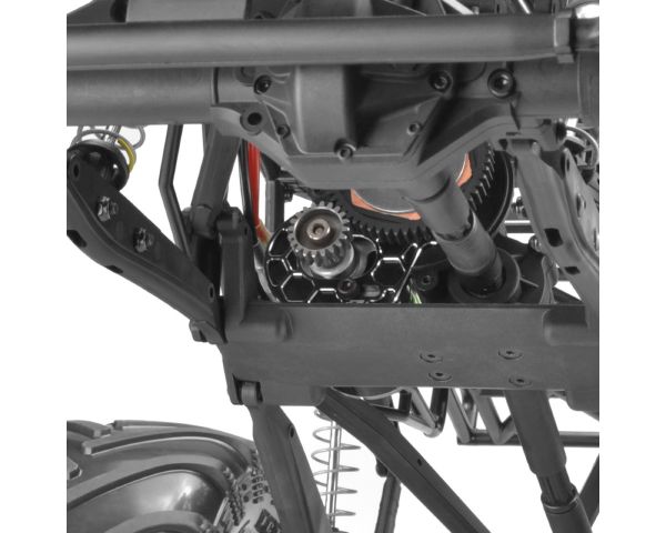 JConcepts Axial AX10 SMT10 Getriebemotorplatte schwarz