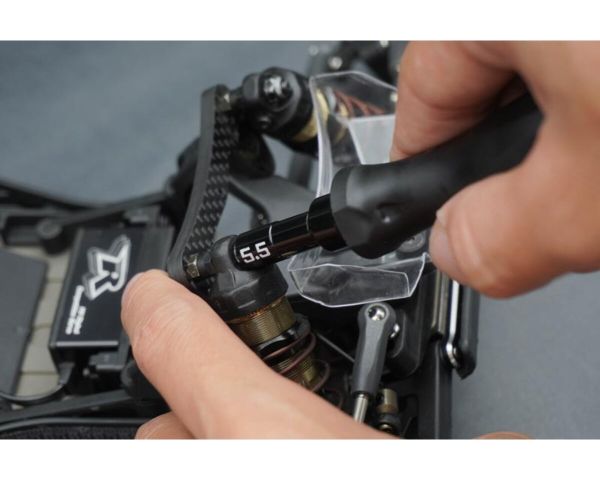 Koswork Sechskant Steckschlüssel Alu 5.5mm mit Kunststoff Griff