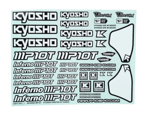 Kyosho Dekorbogen Inferno MP10T KYOISD102