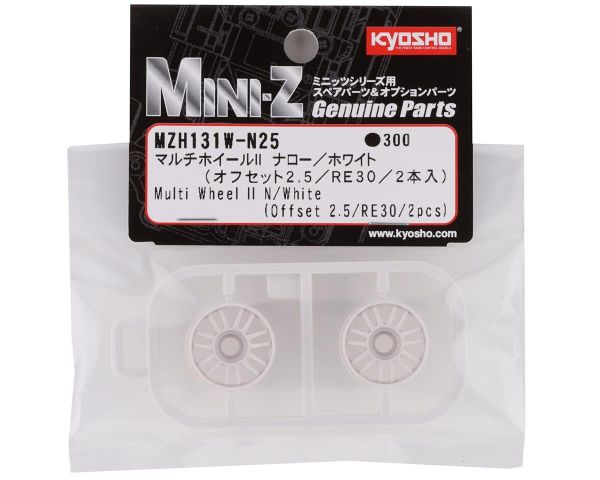 Kyosho Felgenset Mini-Z MR03 N Offset 2.5 weiß
