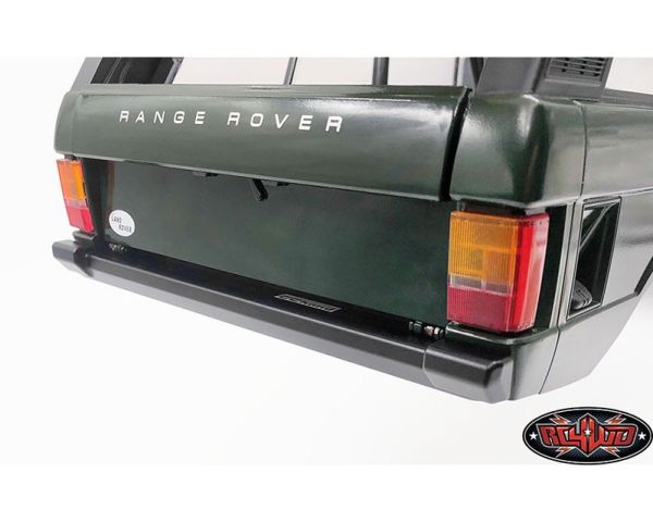 RC4WD Slick Metal Rear Bumper for JS Scale 1/10 Range Rover Black
