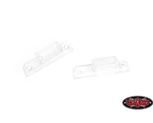 RC4WD Oxer Steel Rear Bumper Towing Hook Brake Lenses and LED Lights for Traxxas TRX-4 Mercedes-Benz G-500