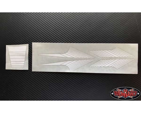 RC4WD Classic Stripes for 1985 4Runner Sheet White RC4ZB0212