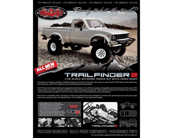 RC4WD Trail Finder 2 Truck Kit mit Mojave II Karosserie