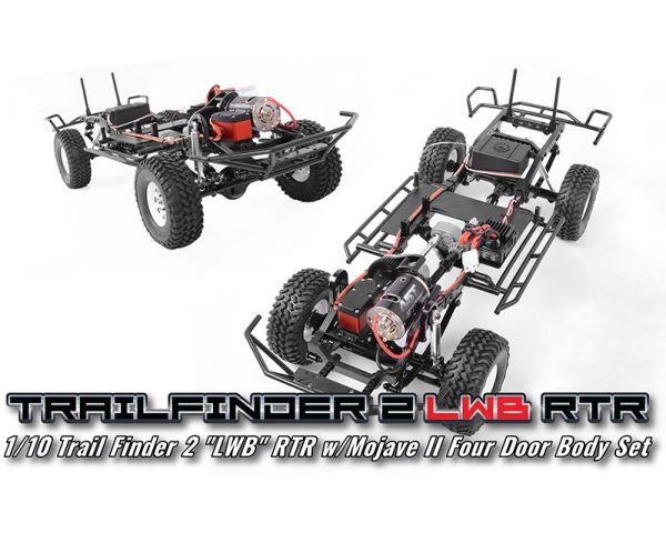 RC4WD Trail Finder 2 LWB RTR mit Mojave II Four Door Body Set
