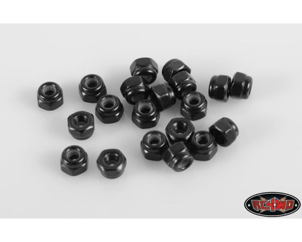 RC4WD Nylock Nuts M2.5 Black RC4ZS0512