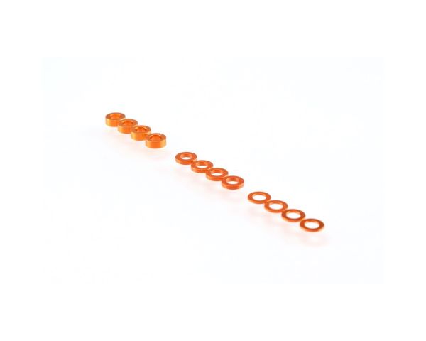 RUDDOG Shims Scheiben Set 3mm orange 0.5mm 1.0mm 2.0mm RP-0110-ORA