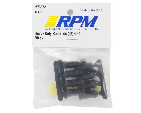 RPM Kugelpfannen verstärkt 4-40 schwarz