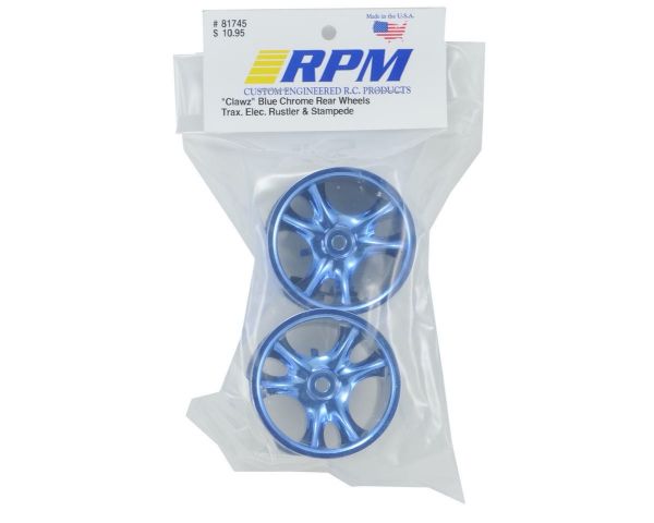 RPM Clawz Blue Chr. 6 Spk Felge hinten