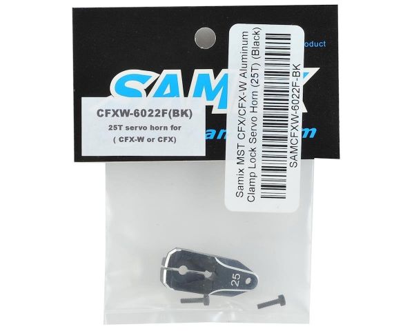 Samix Alu Servo Horn 25 Zähen schwarz für CFW CFX-W
