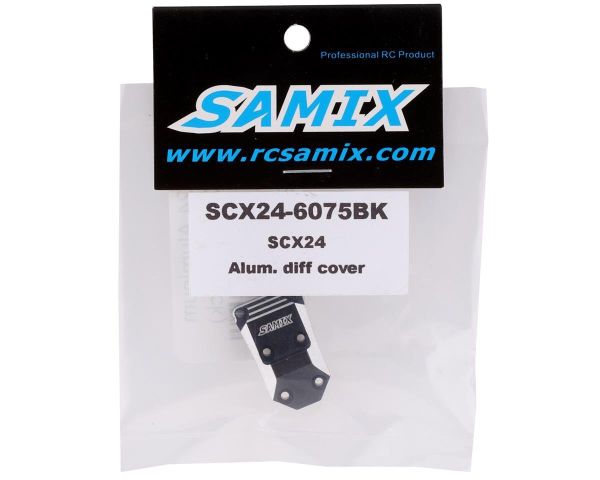 Samix Alu Differential Abdeckung schwarz für SCX24