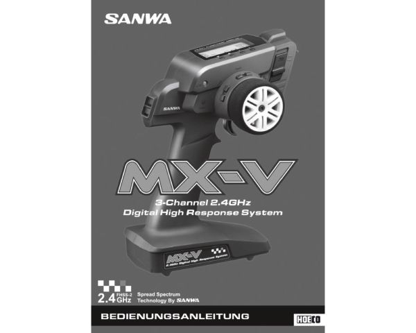 Sanwa Bedienungsanleitung Deutsch MXV SAN-MANUAL-MXV
