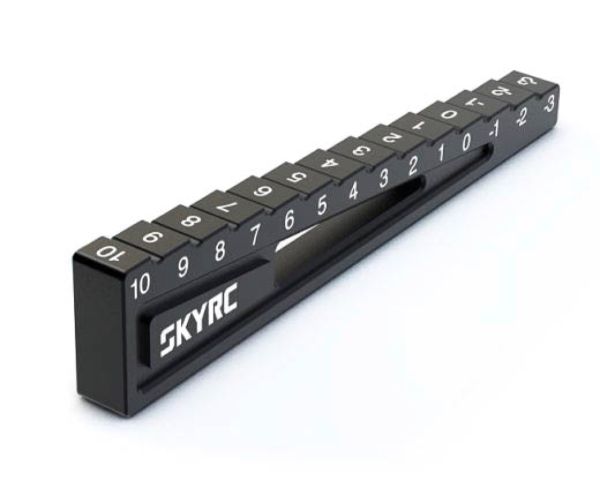 SkyRC Bodenabstandslehre 3.0-10mm Alu schwarz SK600069-17