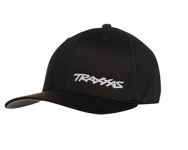 Traxxas Kappe Flex Curve Bill schwarz mit Logo weiß L-XL TRX1187-BLW-LXL