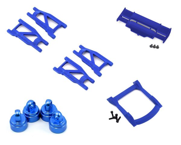 Traxxas Rustler 4x4 Upgrade Set blau TRX67-UPG-SET-B