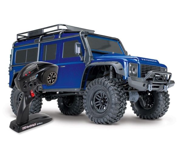 Traxxas TRX-4 Land Rover Defender blau Bronze Plus Combo