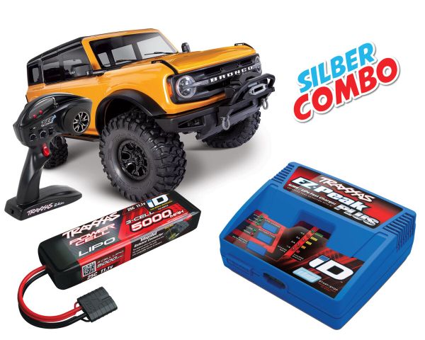 Traxxas Ford Bronco 2021 TRX-4 orange Silber Combo TRX92076-4-ORNG-SILBER-COMBO