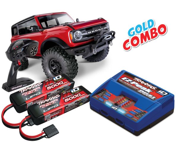 Traxxas Ford Bronco 2021 TRX-4 rot Gold Combo TRX92076-4-RED-GOLD-COMBO