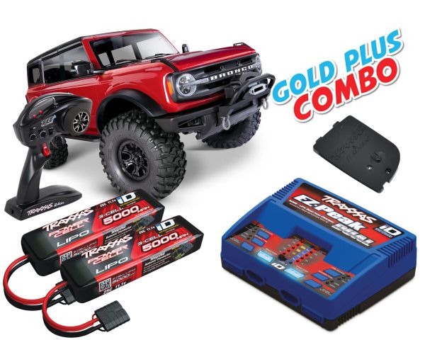 Traxxas Ford Bronco 2021 TRX-4 rot Gold Plus Combo TRX92076-4-RED-GOLD-PLUS-COMBO