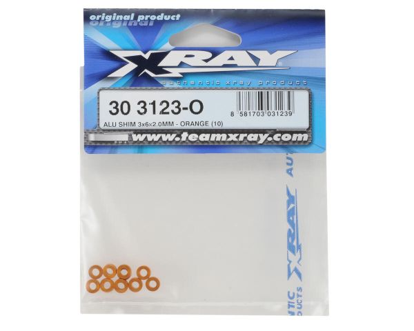XRAY Unterlegsscheiben Set 3x6x2mm orange