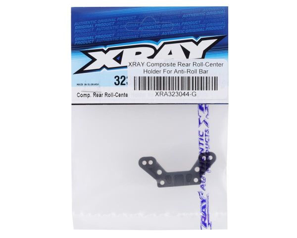 XRAY Composite Rollcenter Halten hinten für Stabis Graphite