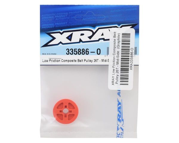 XRAY Low Friction Composite Belt Pulley 26T Mid-Side Graphite