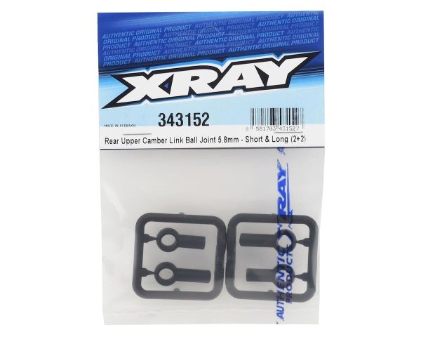 XRAY Composite Rear Upper Camber Link Ball Joint 5.8mm Short and Long