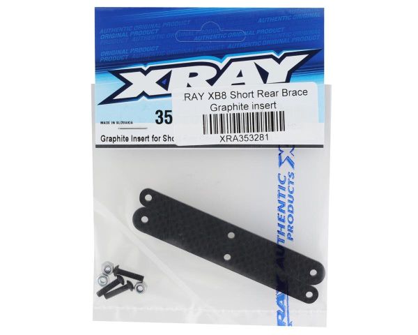XRAY GTX8 Carbon Halter für hinteres Versteifungsstreben Set