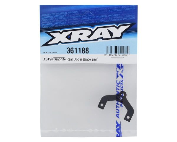 XRAY XB4 20 Carbon Oberdeck Strebe hinten 2.0mm