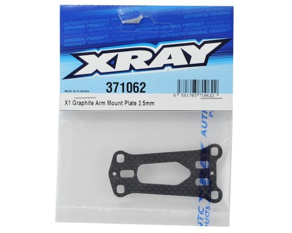 XRAY Versteifung Platte vorne Oben 2.5 mm Carbon X1