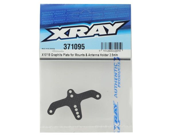 XRAY X10 18 Carbon Dämpferhalter hinten 2.5mm