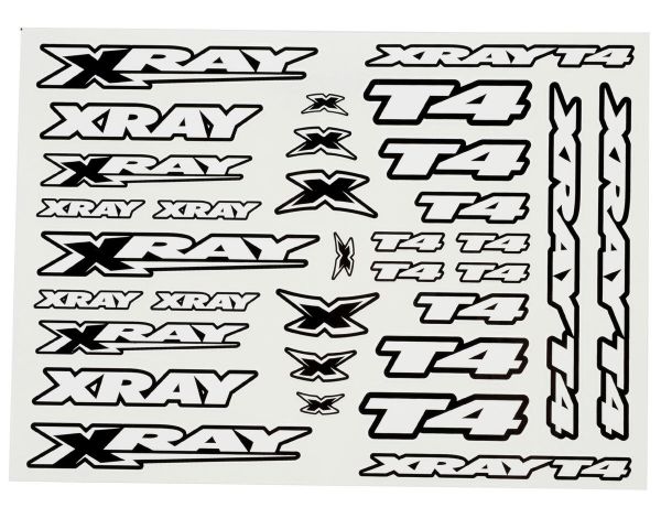 XRAY Dekorbogen schwarz weiß XRA397326