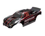 Traxxas Karosserie Rustler rot schwarz komplett TRX3750